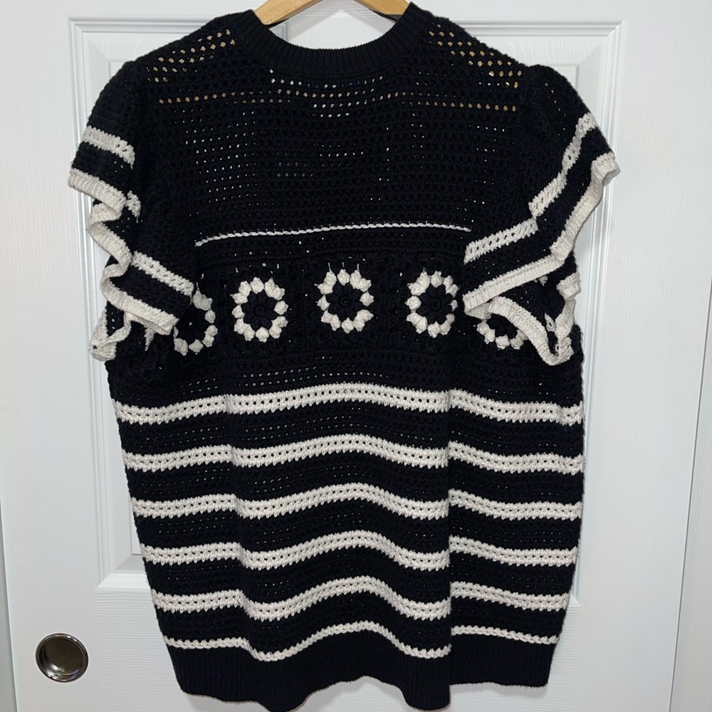 Adorable Crochet-knit Sweater | Size 2X - Picture 6 of 10